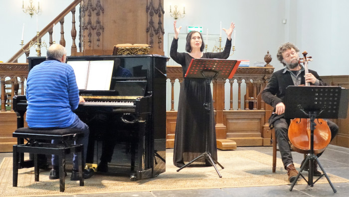 Shandiz (without Angela Skala) in the Wilhelminakerk in Utrecht