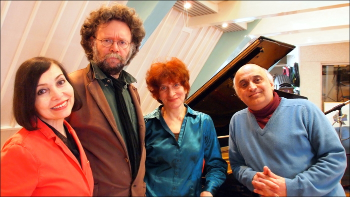 Shandiz: me,  Imre Keblušek, Angela Skala, Hamid Tabatabaei